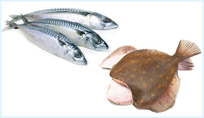 Скумбрия и камбала - рыба, повышающая потенцию у мужчин. 